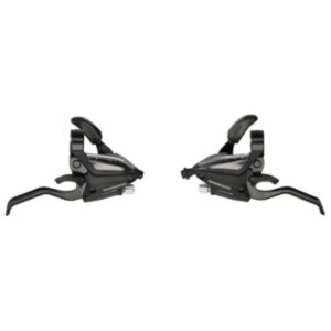 ΛΕΒΙΕΔΟΜΑΝΕΤΑ SHIMANO ST EF500 2A, 3X8SPEED, EZ FIRE PLUS,2F ALLOY, FOR V BRAKE, STD SL(SP41)&BL CBL(BLACK), BLACK, IND.PACK