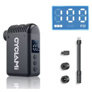 MINI Fast Rechargeable Compressor Tire Inflator 100 PSI CYCLAMI A2 series with Pressure Display