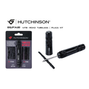 ΚΙΤ ΕΠΙΣΚΕΥΗΣ ΜΑΚΑΡΟΝΙΑ ΕΛΑΣΤΙΚΟΥ TUBELLESS HUTCHINSON REPAIR KIT PLUGS 10 ΤΕΜ. ΚΑΙ ΕΡΓΑΛΕΙΟ