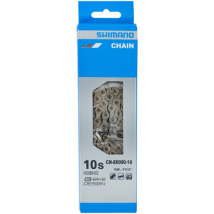 ΑΛΥΣΙΔΑ SHIMANO CN E6090 10, FOR E BIKE, REAR 10 SPEED FRONT SINGLE, 126 LINKS, W O END PIN, W AMPOULE TYPE CONNECT PIN X1, IND.PACK