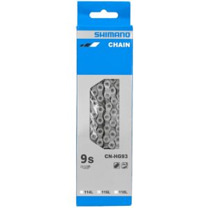 ΑΛΥΣΙΔΑ SHIMANO CN HG93, 116 LINKS, 9 SPEED, W O END PIN, CONNECTING PIN X 1, IND.PACK